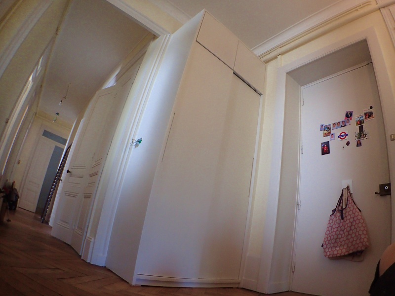 L'alignement avec le couloir et les portes est top!
